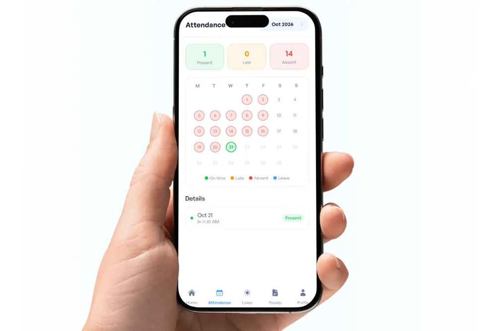 Arivo mobile app screen
